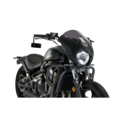 PUIG Halbverglaste Windschutzscheibe Dark Night fUr Kawasaki Vulcan S 21-25 Dark Smoke