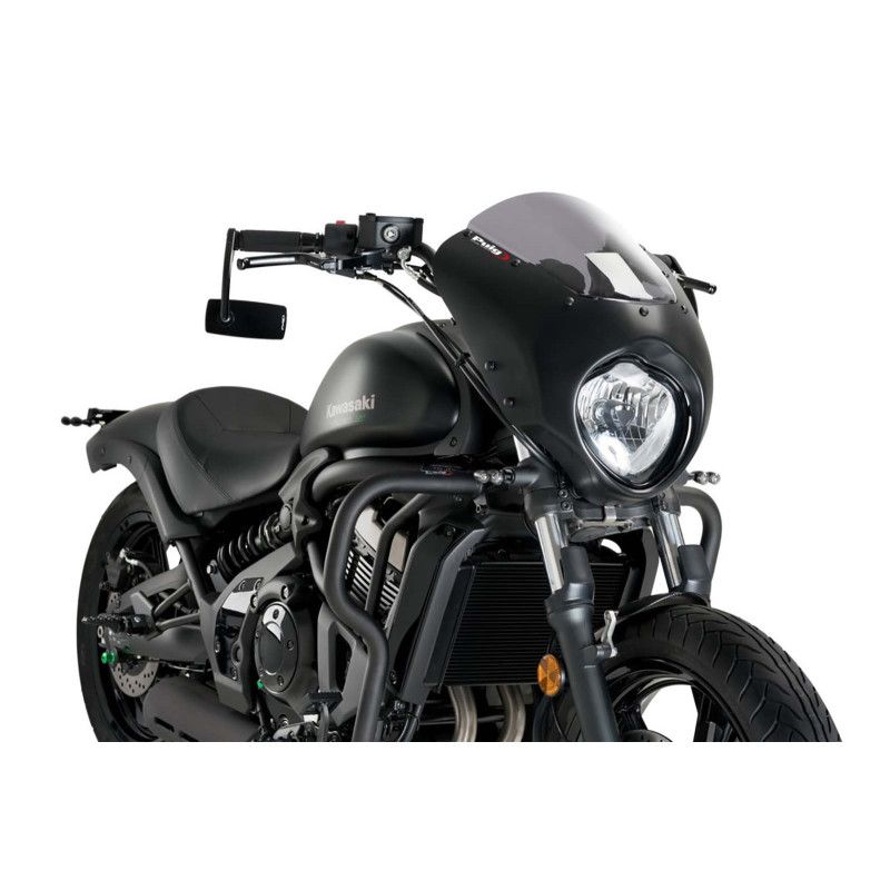 Puig Dark Night Halbverkleidungs-Windschutzscheibe fur Kawasaki Vulcan S 15 25, leicht getont