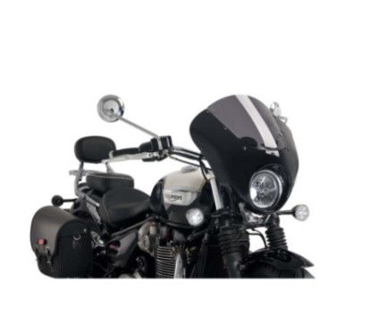 puig dark night semi-windshield for triumph bonneville speedmaster 21 25 dark smoke