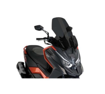 puig windshield v tech line touring for kymco dtx 350 22 25 dark smoke