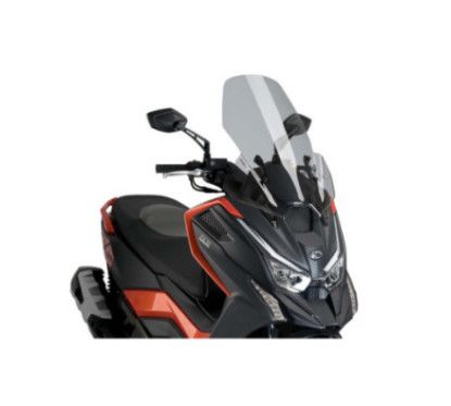Pare-brise Puig V Tech Line Touring pour Kymco DTX 125 22/25, fume clair
