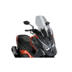 puig windshield v tech line touring for kymco dtx 350 22 25 light smoke