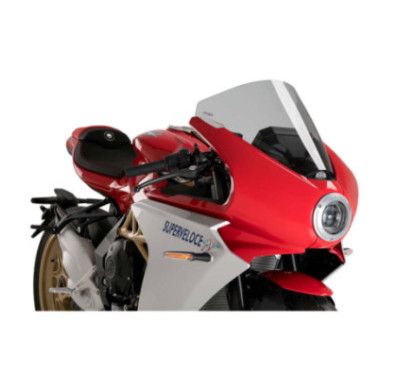 puig windshield r racer for mv agusta superveloce 800 20 25 light smoke