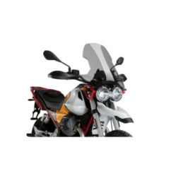 Puig Touring Windschutzscheibe fur Moto Guzzi V85 eindrucksvolle Grafiken 21 23 leicht getont