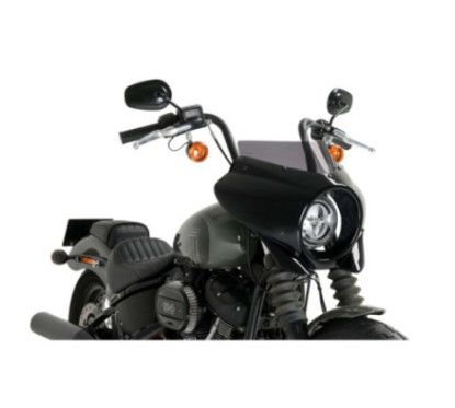 puig semi-windshield sport mirage for harley d softail street bob fxbb 21 24 dark smoke 21331f