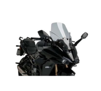 puig touring windshield for suzuki gsx s1000 gt 22 25 light smoke