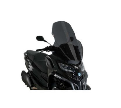 puig windshield v tech line touring for piaggio mp3 400 sport 22 25 dark smoke