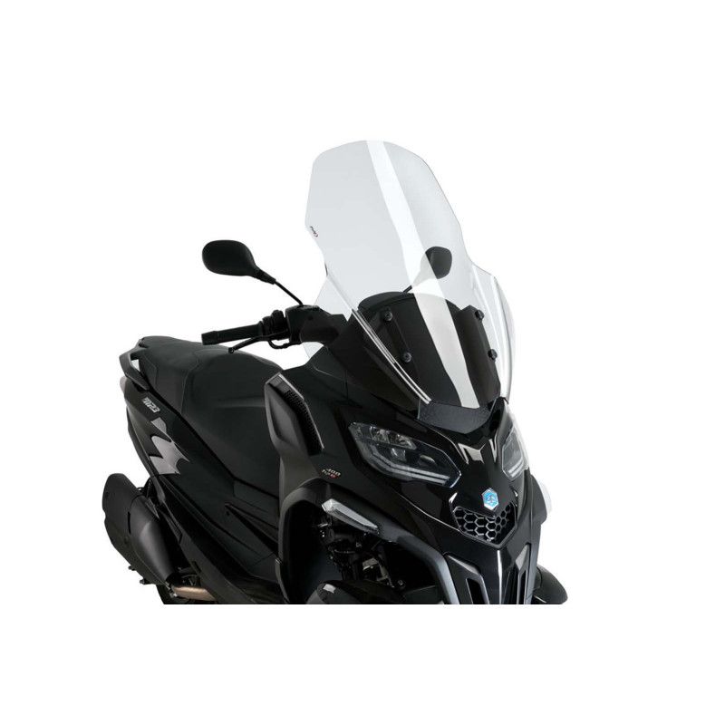puig cupolino v tech line touring for piaggio mp3 400 22 25 transparent