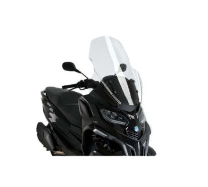 puig cupolino v tech line touring for piaggio mp3 400 22 25 transparent