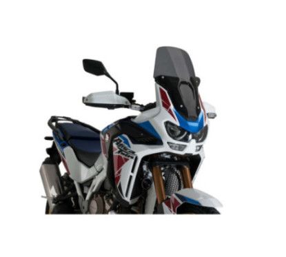 puig cupolino touring per honda crf1100l africa twin 24 25 fume scuro