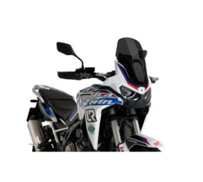 puig sport windshield for honda crf1100l africa twin 20 23 dark smoke