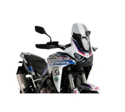 puig sport windshield for honda crf1100l africa twin 20 23 light smoke