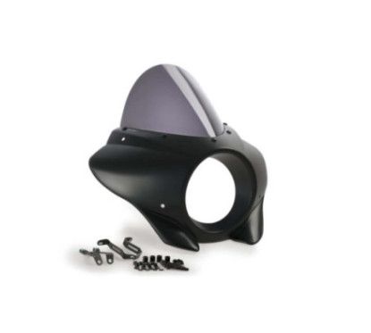 puig semi-windshield touring mirage for harley d softail street bob fxbb 21 24 dark smoke 21410f