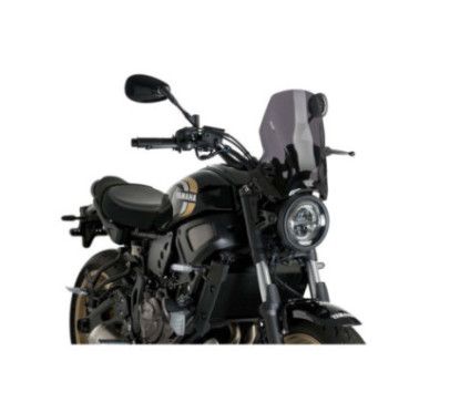 puig naked ng sport screen for yamaha xsr700 21 25 dark smoke