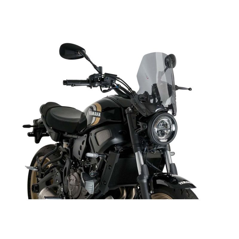 puig cupolino naked ng sport per yamaha xsr700 21 25 fume chiaro