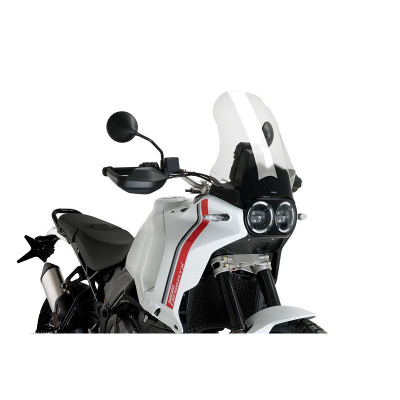 puig touring windshield for ducati desert x 22 25 transparent