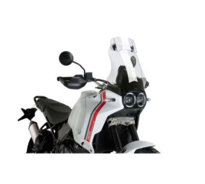 Pare-brise Puig Touring avec visiere pour Ducati Desert X 22/25 Transparent