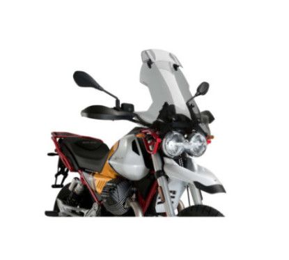puig windshield touring visor for moto guzzi v85 strada 24 25 light smoke