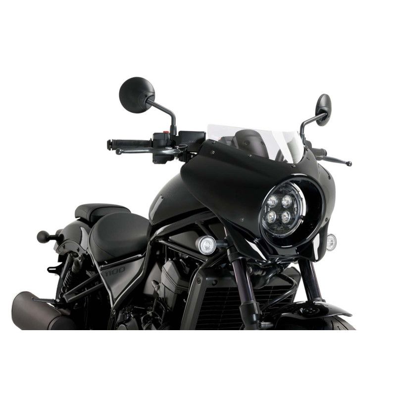 puig semi-windshield sport mirage for honda cmx1100 rebel 21 25 transparent 21460w