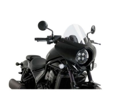 puig semi-windshield touring mirage for honda cmx1100 rebel 21 25 transparent 21461w