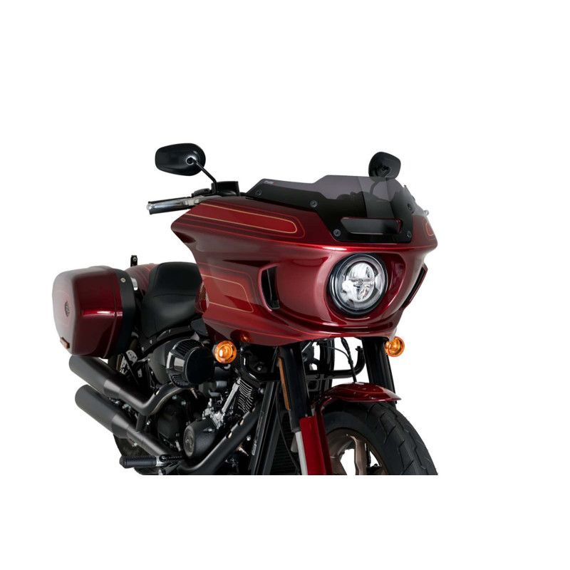 Cupula deportiva Puig High Road para Harley D Softail Low Rider ST FXSR ST 22/24 color ahumado oscuro