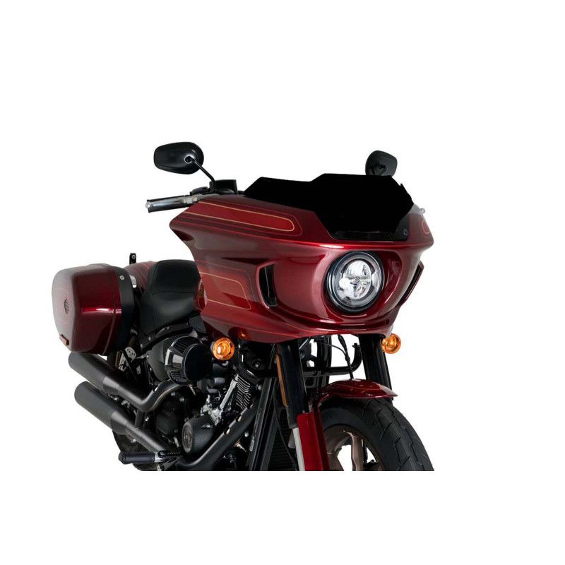 puig high road sport screen for harley d softail low rider st fxlrst 22 24 black