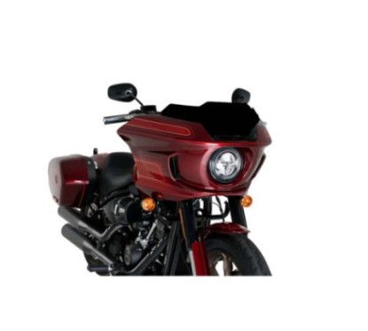 puig cupolino high road sport per harley d softail low rider st fxlrst 22 24 nero