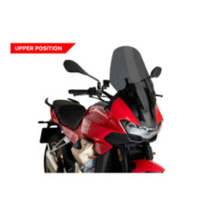 puig touring windshield for moto guzzi v100 mandello 23 25 dark smoke