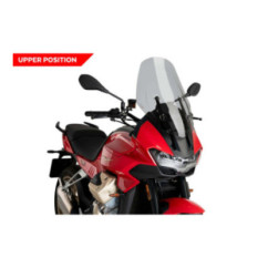 puig touring windshield for moto guzzi v100 mandello 23 25 light smoke
