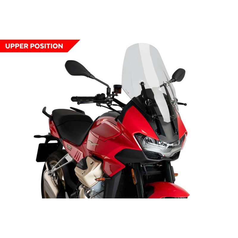 puig touring windshield for moto guzzi v100 s mandello 23 25 transparent
