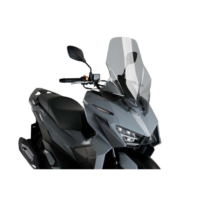 puig windshield v tech line touring for sym jet x 125 21 25 light smoke