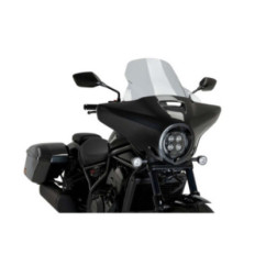 Pare-brise Puig High Road Touring pour Honda CMX1100 Touring Rebel 23/25, fume clair