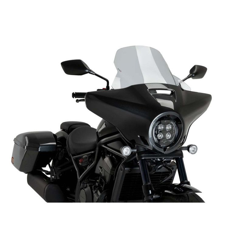 puig high road touring windshield for honda cmx1100 touring rebel 23 25 light smoke