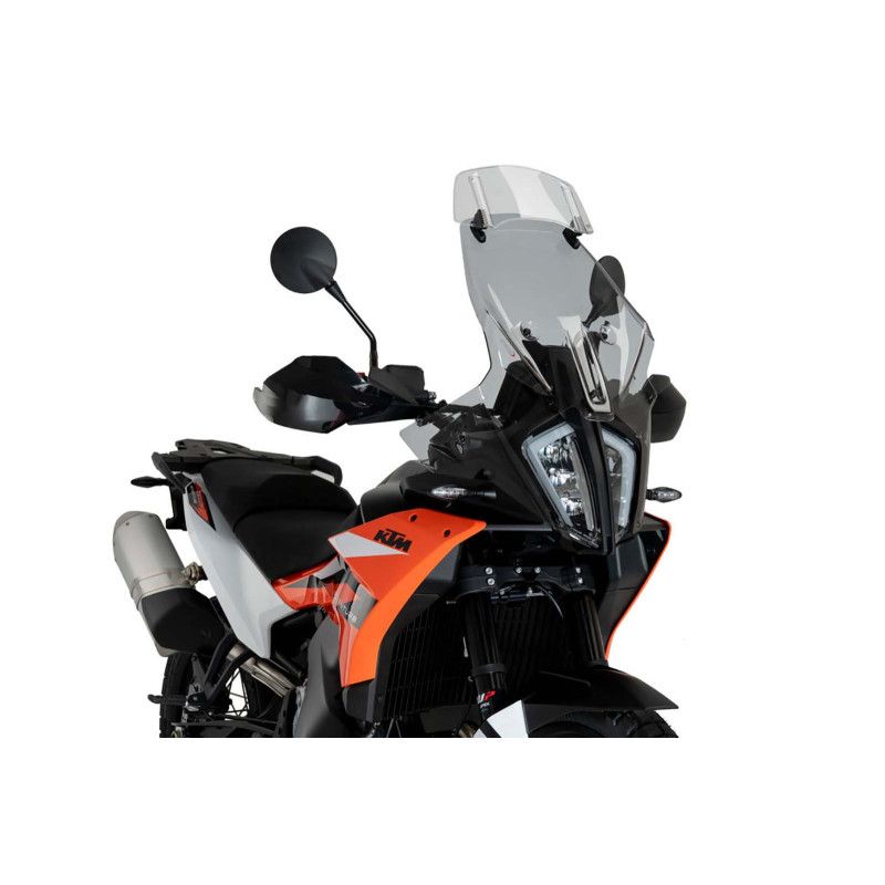 puig windshield touring visor for ktm 790 adventure 23 25 light smoke