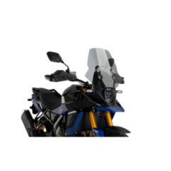 puig cupolino touring per suzuki dl800 v strom de 23 25 fume chiaro