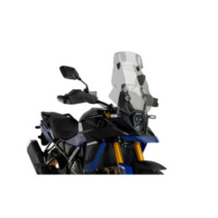 Visiere de pare-brise Puig Touring pour Suzuki DL800 V-Strom de 23/25, fume clair