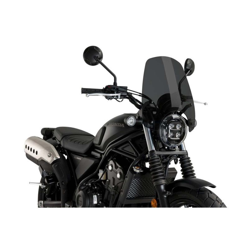 Puig Naked NG Touring-Windschutzscheibe fur Honda CL 500 23 25, dunkler Rauch