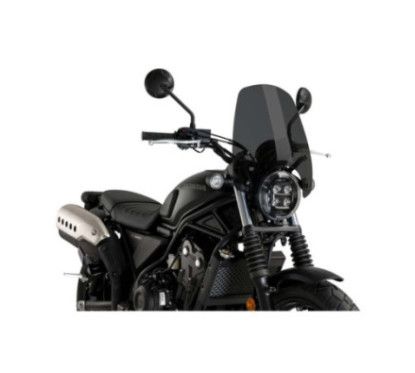 Puig Naked NG Touring-Windschutzscheibe fur Honda CL 500 23 25, dunkler Rauch