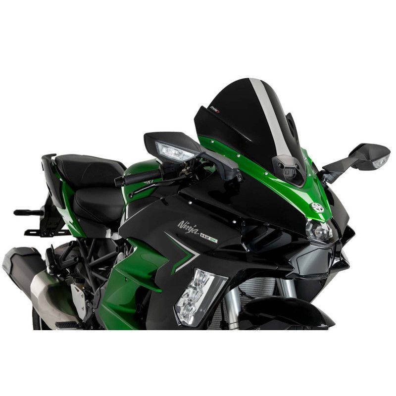 puig cupolino z racing per kawasaki ninja h2 sx se 23 25 nero 21714n