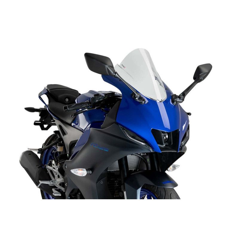 puig z racing windshield for yamaha yzf r125 23 25 clear