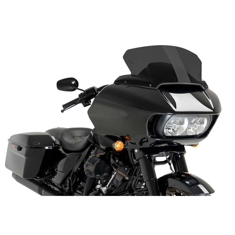 puig high road touring screen for harley d cvo road glide custom fltrxse 2018 dark smoke