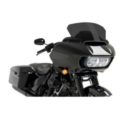 puig high road touring screen for harley d cvo road glide custom fltrxse 2018 dark smoke