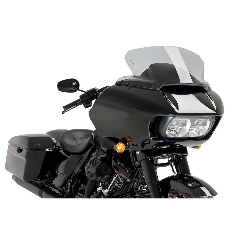 puig high road touring screen for harley d cvo road glide custom fltrxse 12 13 light smoke