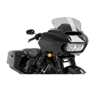 Bulle Puig High Road Touring pour Harley D-Road Glide FLTRX 17-20, fumee claire