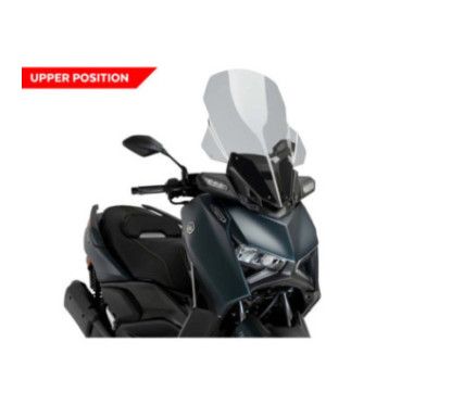 puig windshield v tech line touring for yamaha x max 300 max tech 23 25 light smoke