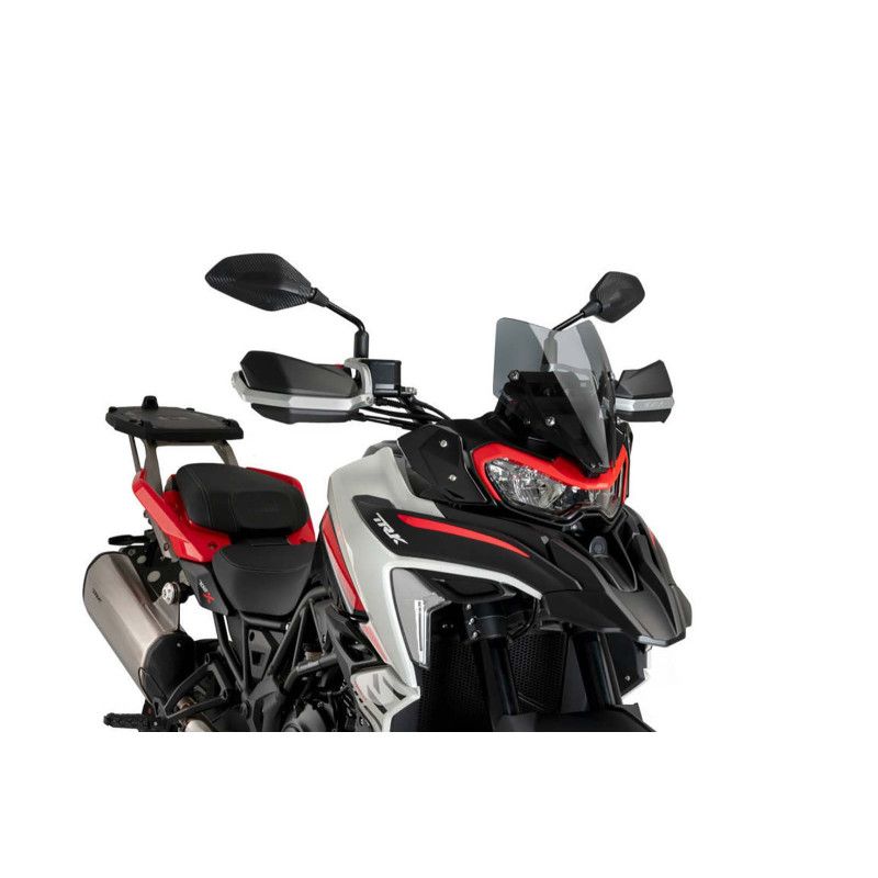 puig sport windshield for benelli trk 702 x 23 25 dark smoke