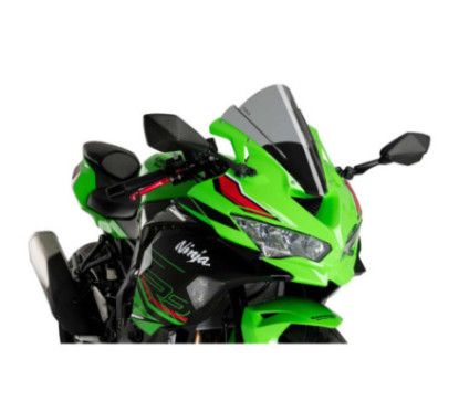 puig z racing windshield for kawasaki zx 4rr ninja 24 25 light smoke