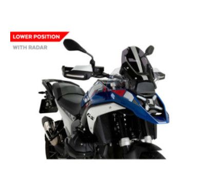 puig cupolino sport con radar per bmw r1300 gs trophy 23 25 fume scuro