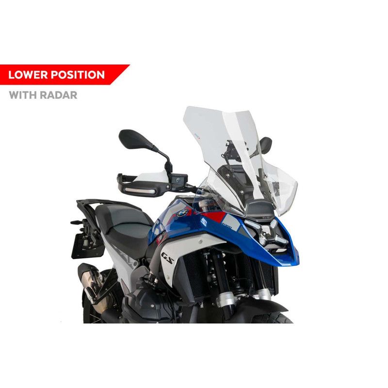 Pare-brise Puig Touring avec radar pour BMW R1300 GS 2023/25 transparent