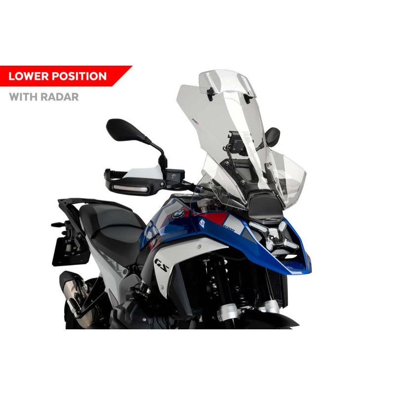 Visiere Puig Cupolino Touring avec radar pour BMW R1300 GS 2023-2025 transparente